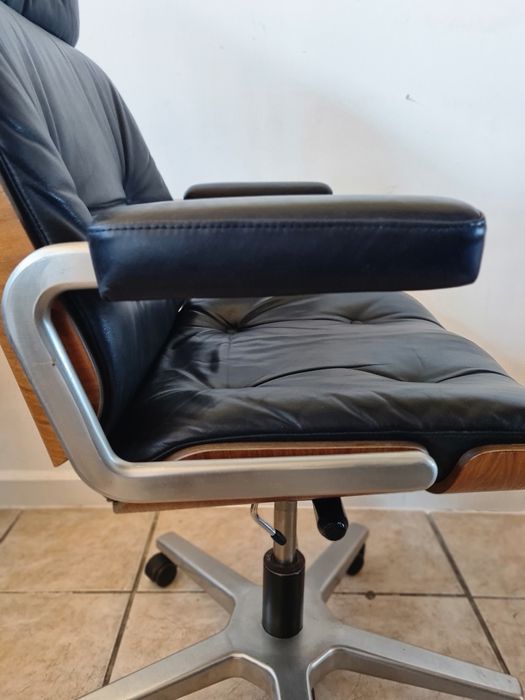 Martin Stoll ,fotel gabinetowy,biurowy ,Giroflex,lata 70,mid-century