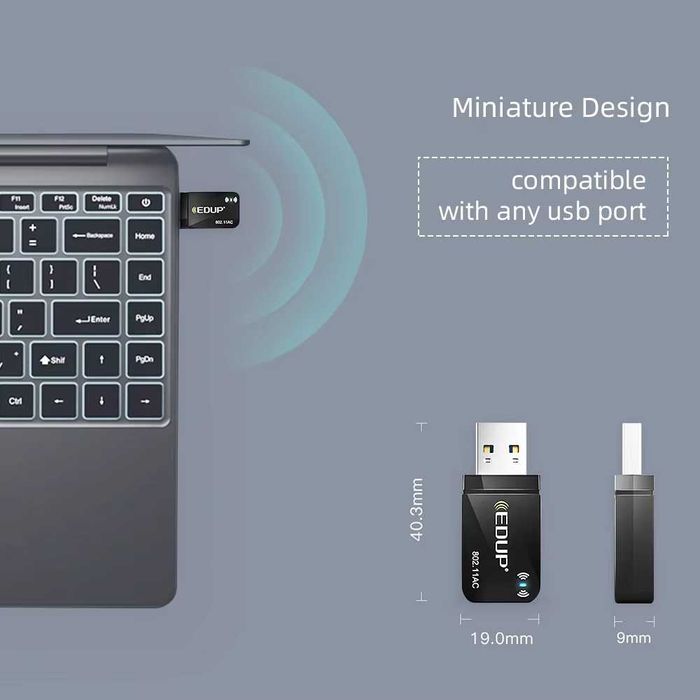 EDUP USB WiFi Adapter 802.11ac * FREE Shipping64284465685122123