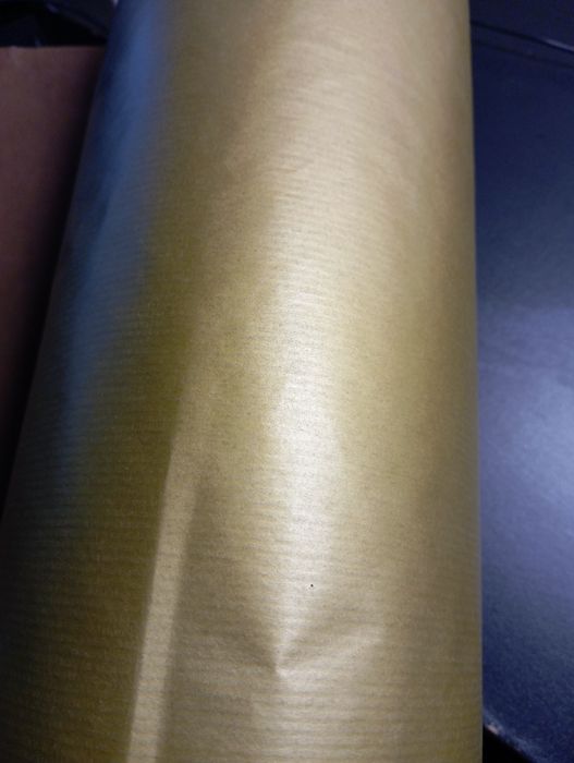 Bobine papel fantasia embrulho dourado
