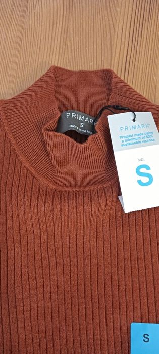 Camisola cor de tijolo S