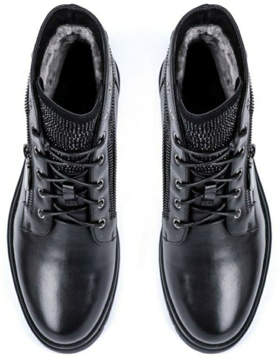 Кожаные зимние ботинки attizzare (miraton)