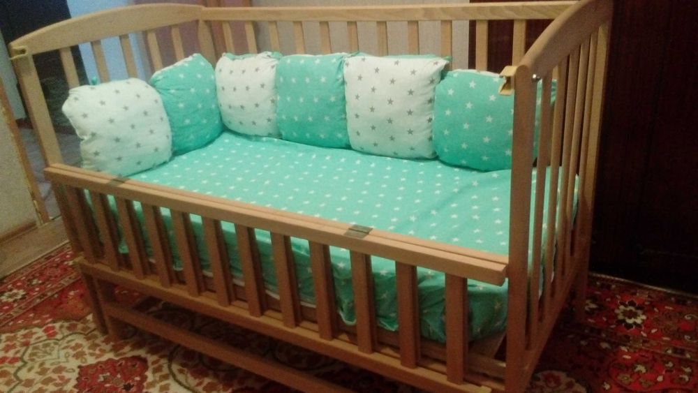 Кроватка дитяча . Кроватка детская. Матрас