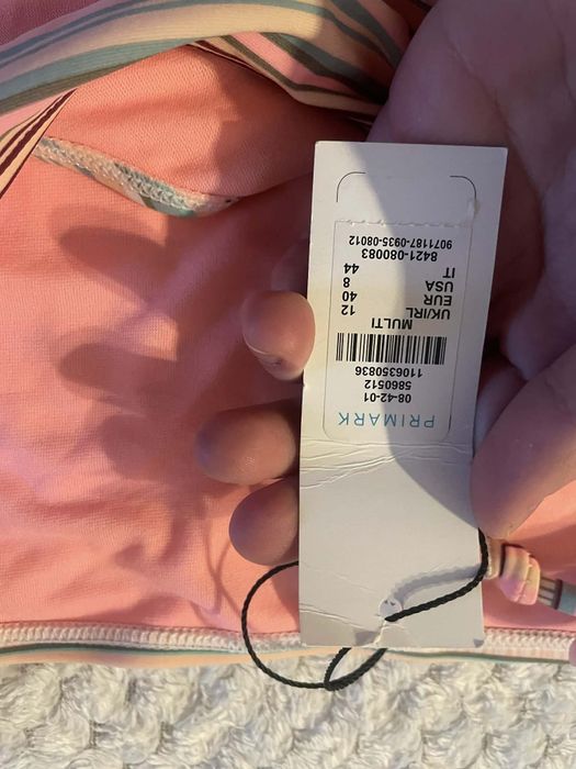Cześć stroju kąpielowego primark rozmiar 40
