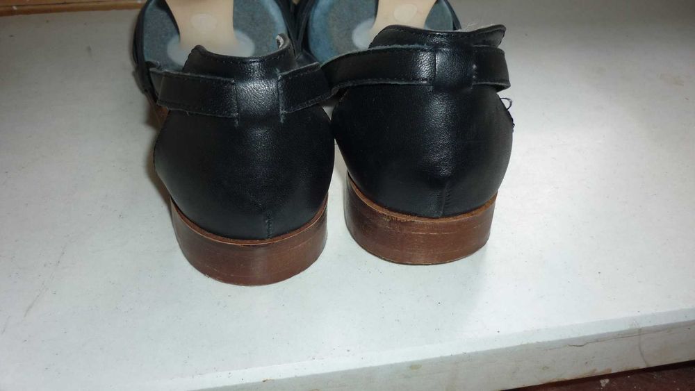 Topshop- skórzane letnie buty  r; 38