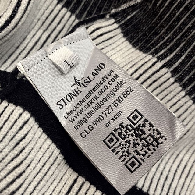 Striped Ribbed-Knit Sweater/ Светр стон айленд