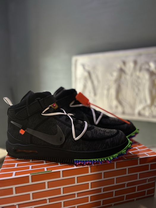 Чоловічі кросівки Nike Off White air force 1 mid sp нові оригінальні баскетбольні в коробці 51.5