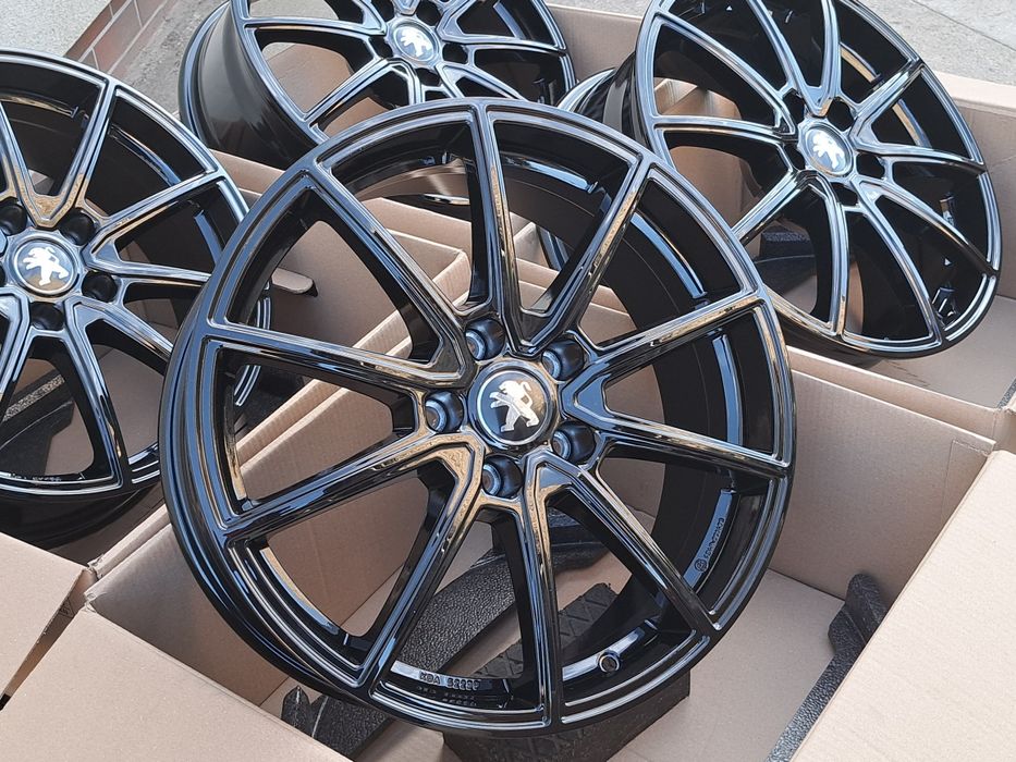 Alufelgi 18' PSA 5x108 PEUGEOT 3008, 308, 508, 5008, 605, 607 CZARNE!!