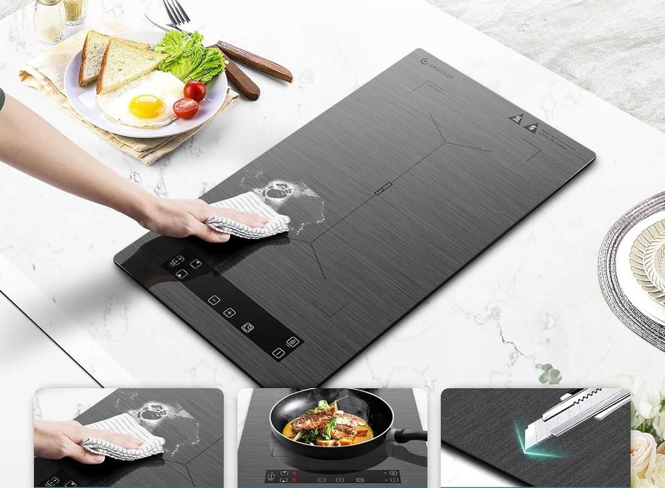 Płyta Indukcyjna Wolnostojąca lub Zabudowy AMZCHEF 3300W Strefa FLEX