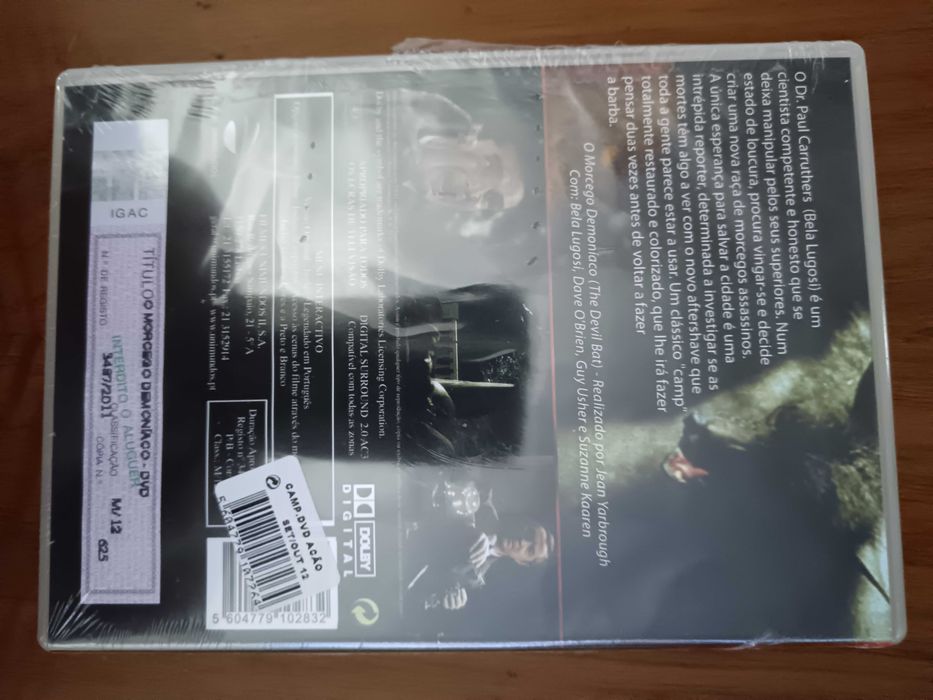 filme dvd original - morcego demoníaco - selado
