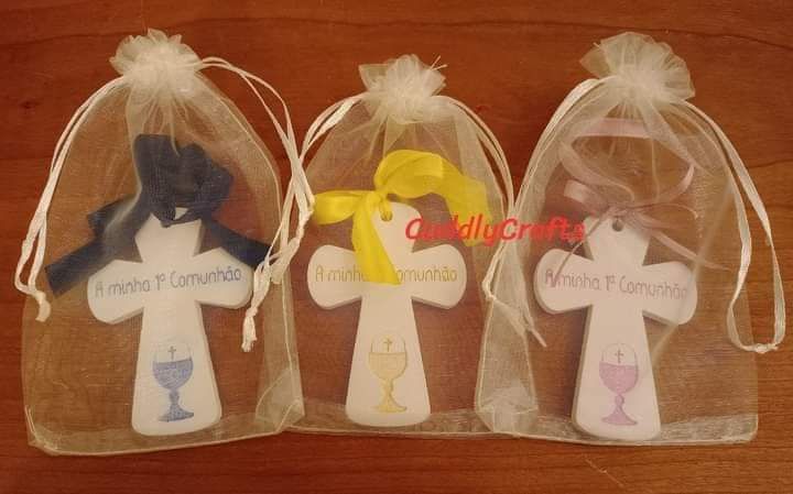 Lembranças gesso perfumado 1a Comunhão