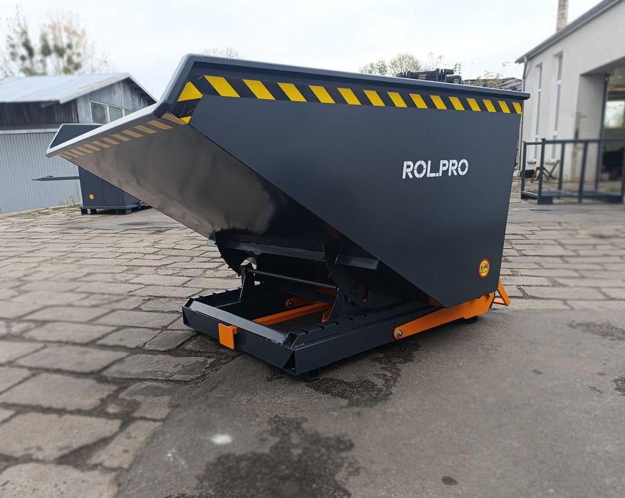 Kontener samowyładowczy/Koleba/Pojemnik do widlaka 1500l PREMIUM !!!