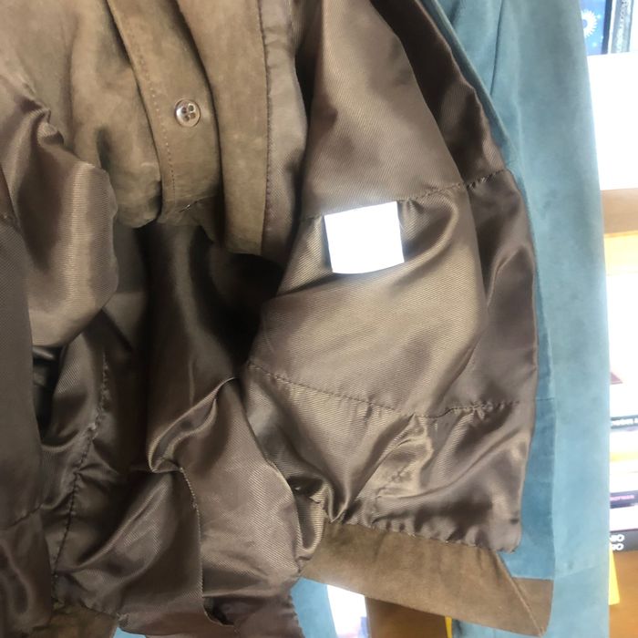 Blazer Sanchez Palencia cintado pele genuína Tam M/L