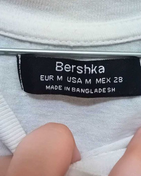 T-shirt Bershka (2019/2020) – Algodão – Tamanho M
