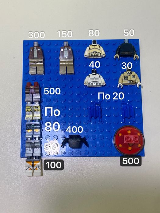Lego Star Wars фигурки, детали / Лего звёздные войны фигурки