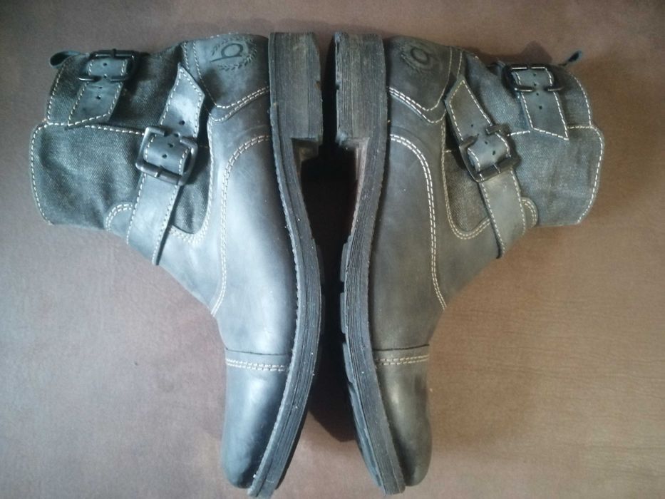 мужские кожаные  ботинки bugatti