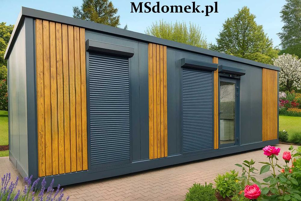 Domek letniskowy mobilny całoroczny wyposażony pod klucz 27m2 Producen