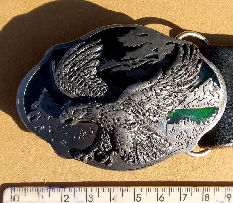 Вінтажна пряжка Arroyo Grande Buckle Co. «Орел», США, 1989 р. (AG 33),сплав: п'ютер. 1000 грн.
