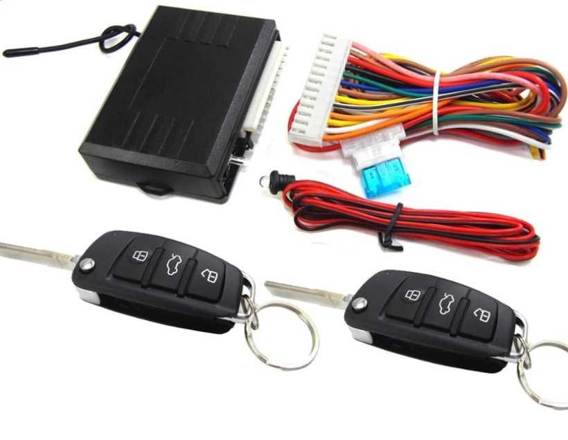 Kit Universal Fecho Central Portas alarme Pistolas 2 Comandos NOVO