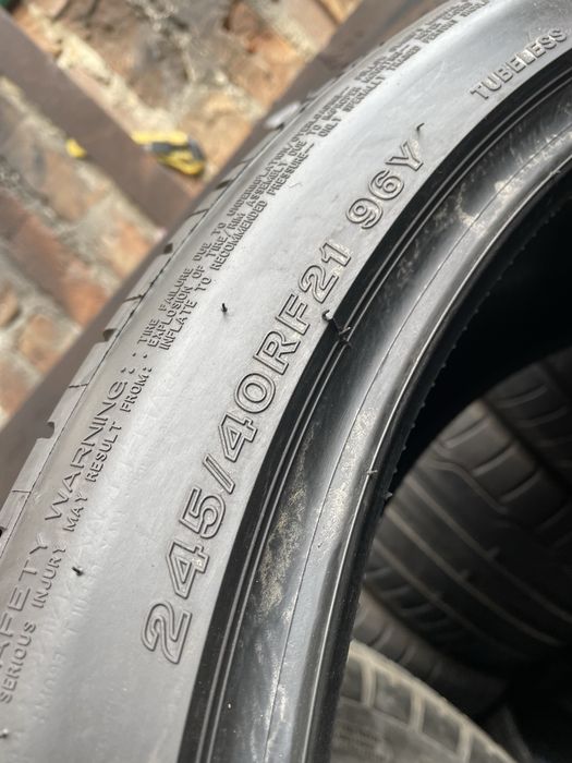 275/35/21+245/40/21 R21 Bridgestone Potenza S001L  RFT /JAPAN/ як нові