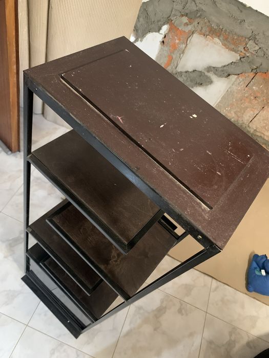 Movel prateleiras preto