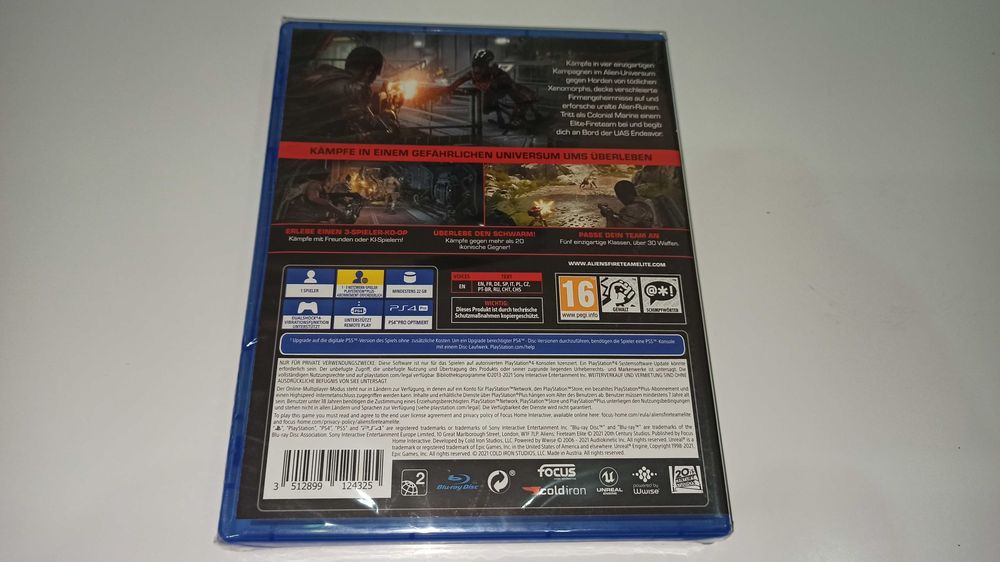 ps4 ALIENS FIRETEAM ELITE po polsku akcja OBCY, ALIEN nowa!