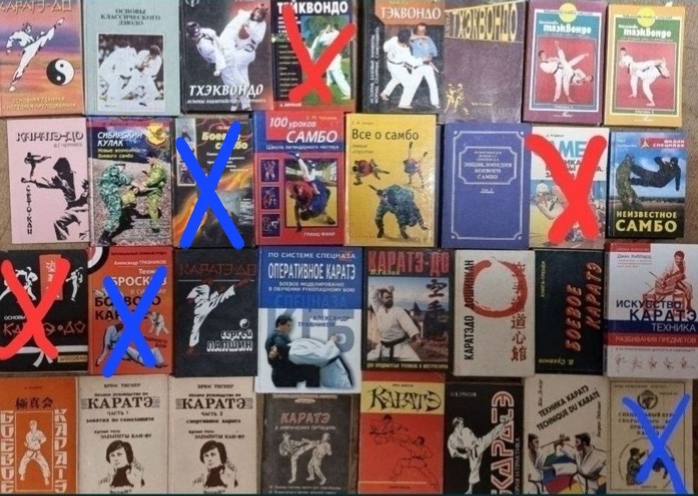 Комплект книг з Бойових мистецтв