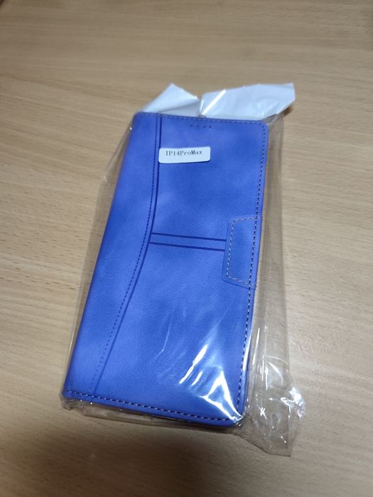 Etui zamykane iPhone 14 pro max Nowe zamszowe