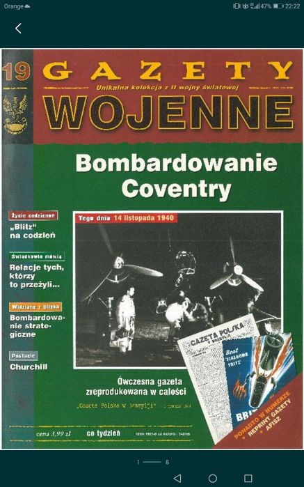 Zestaw czasopism Gazety wojenne