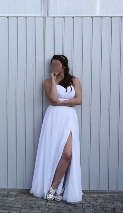 Suknia ślubna fasson M/L