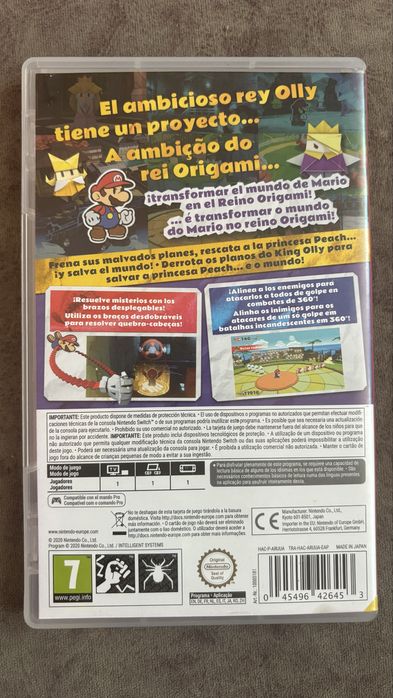 Jogo Paper Mario Origami kingdom para Nintendo Switch