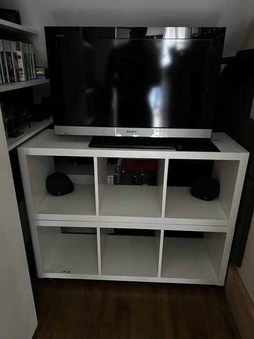 Ikea Kallax 3x2 na kolkach + Led! Stan Bdb!
