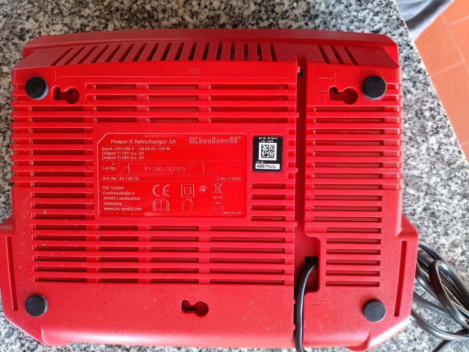 Carregador baterias 18V heinhell power X-twin charger
