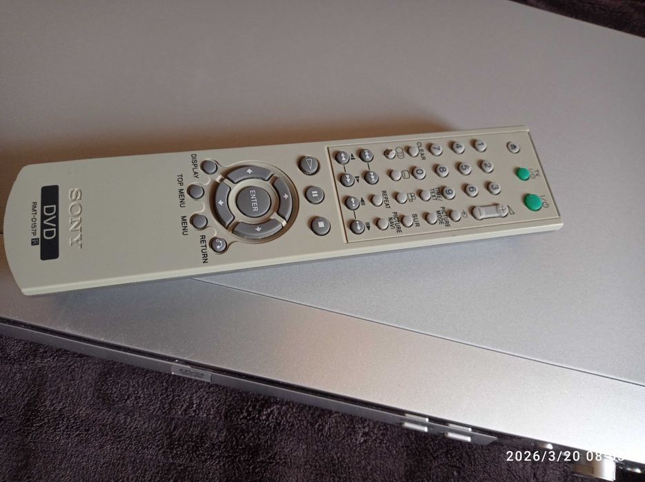 Odtwarzacz DVD CD Sony pilot kabel