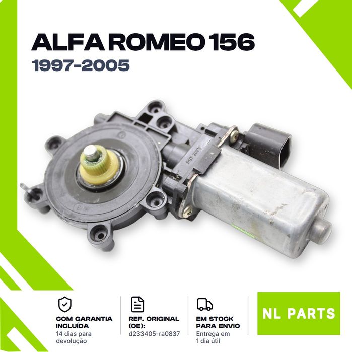 Motor do elevador do vidro Alfa Romeo 156 D233405-RA0837 Frente Direito (1997-2005)