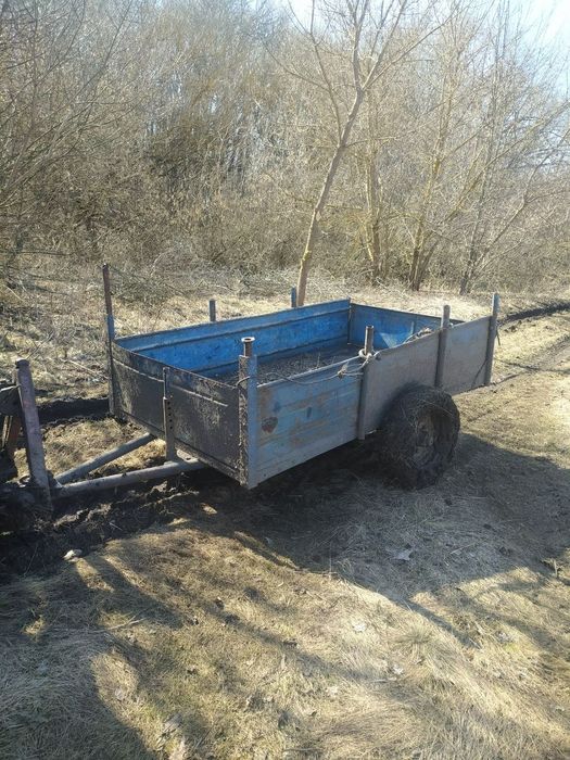 Прицеп до міні трактора