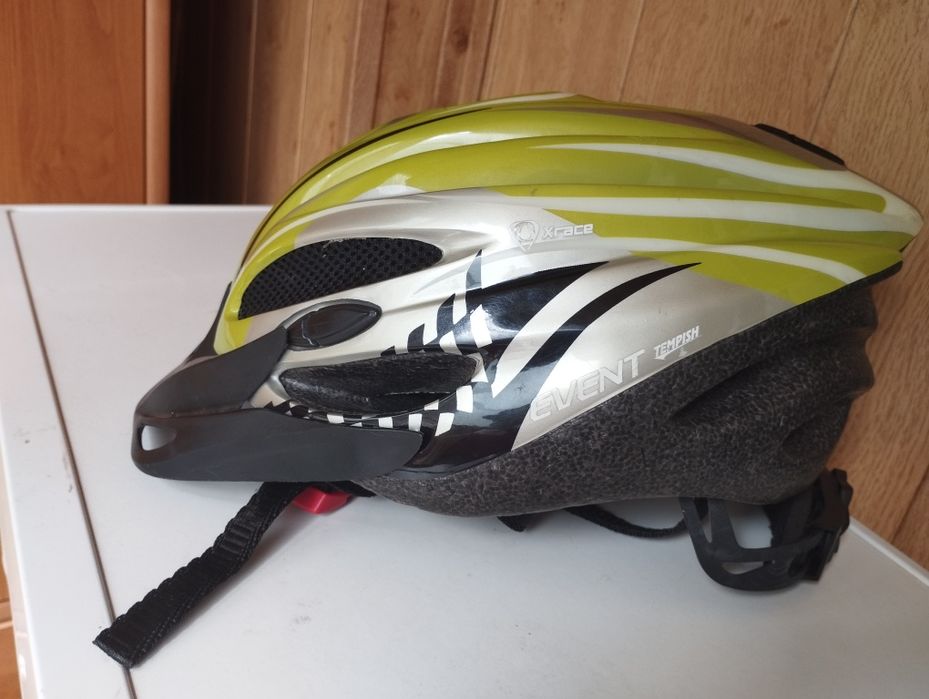 Шлем детский вело, скейт, гироборд с козырьком S 50-52 см