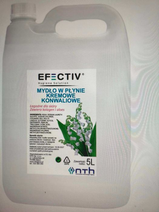 Efectiv Mydło do Rąk w Płynie Kremowo Konwaliowe 5L
