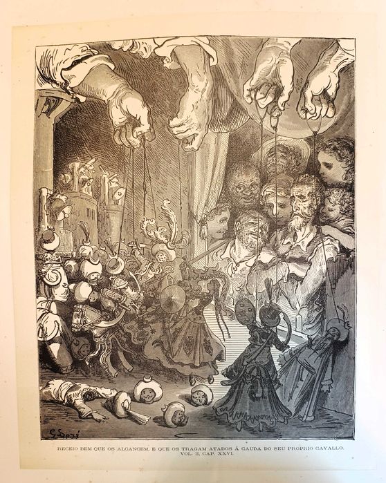 Gravuras Dom Quixote de la Mancha Gustave Doré H. Pisan 1866 17