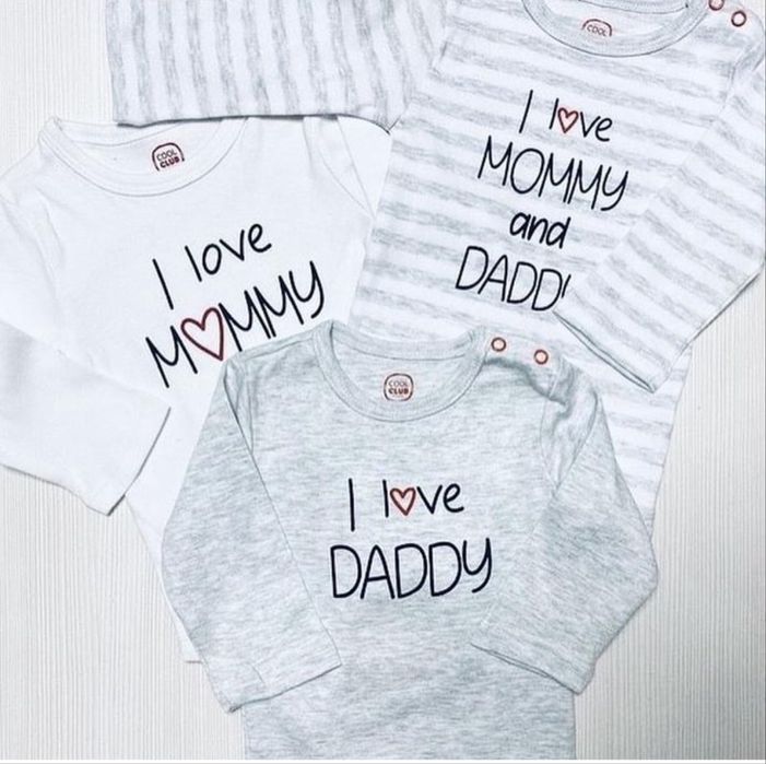 Комплект боді на довгий рукав, унісекс