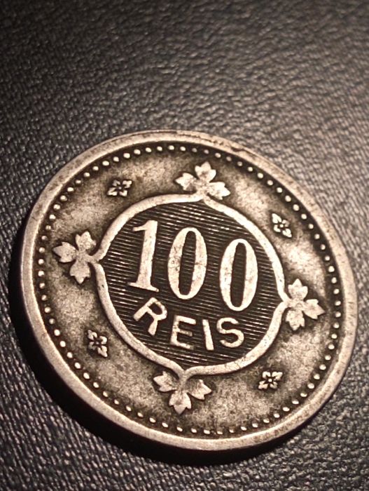 Moeda de 100 reis - Tostão - Portugal 1900 - Soberba