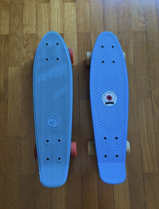 Skateboard kids/criança junior plastic/plastico blue/azul + yamba blue corail oxelo/decathlon