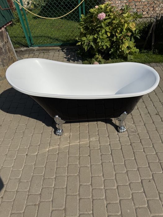 Ванна на левових лапах 161 см ретро ванна (00207+)
