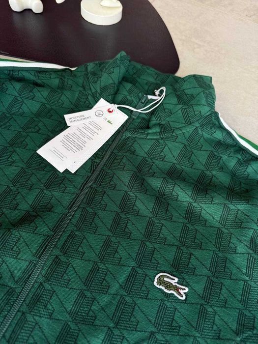 Чоловічий Спортивний костюм Lacoste Monogram green