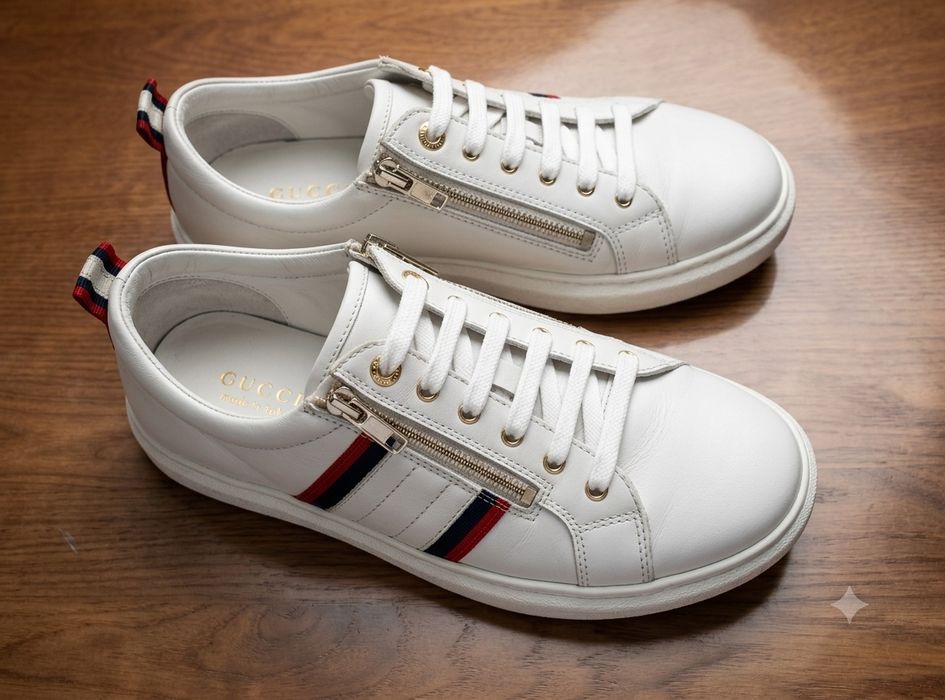 Кросівки шкіряні Gucci