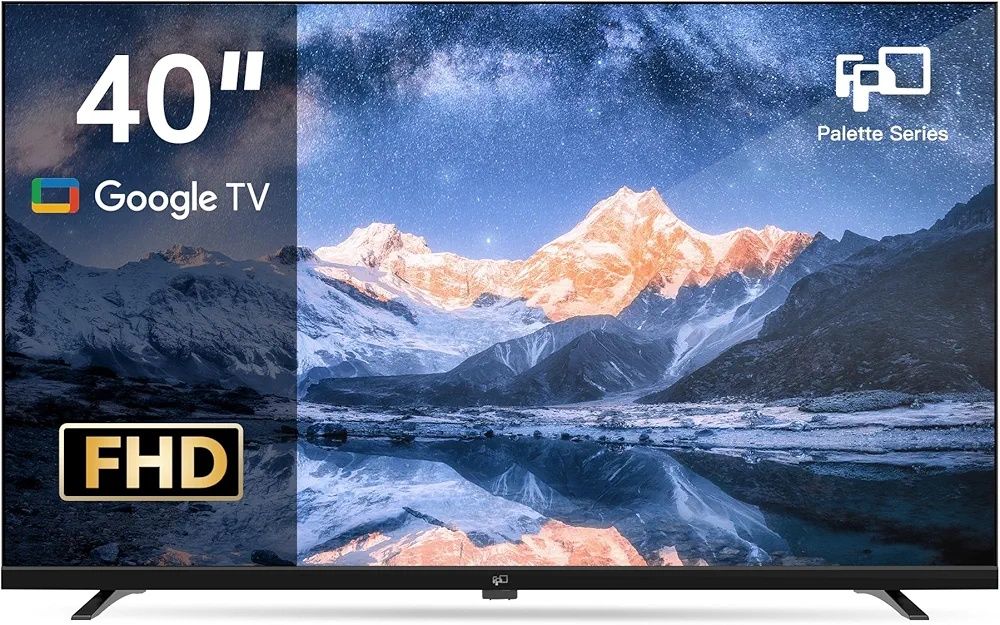 Google Smart TV 40"HDR10, Áudio Dolby 
1080p televisão com Google Cast, G