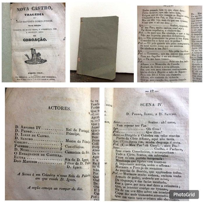 Nova Castro: tragedia de João Baptista Gomes Junior; 1857