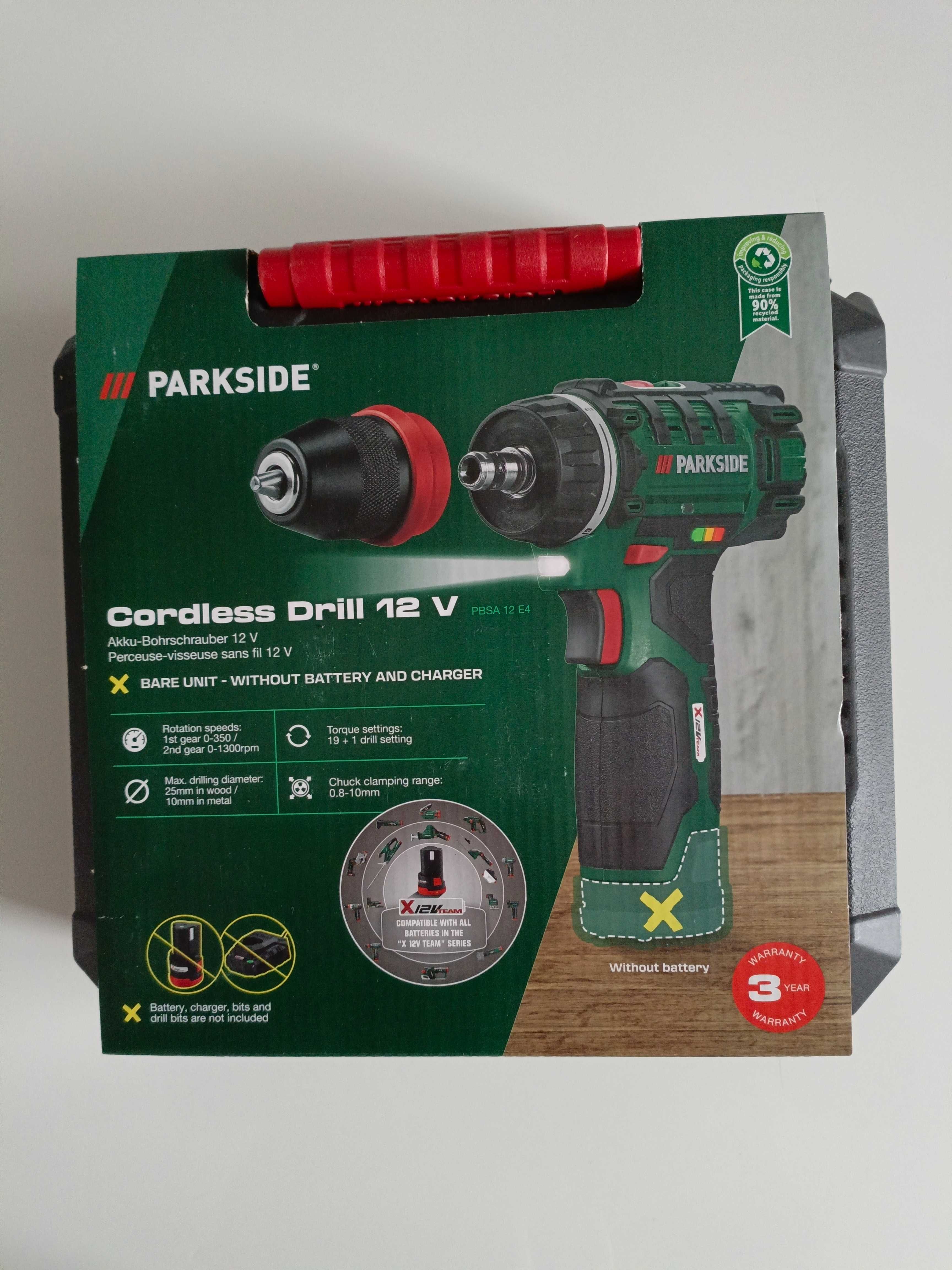 PARKSIDE® Perceuse-visseuse sans fil PBSA 12 , 12 V , X12V TEAM