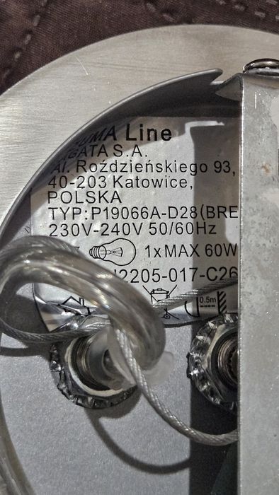 Lampa wisząca żyrandol