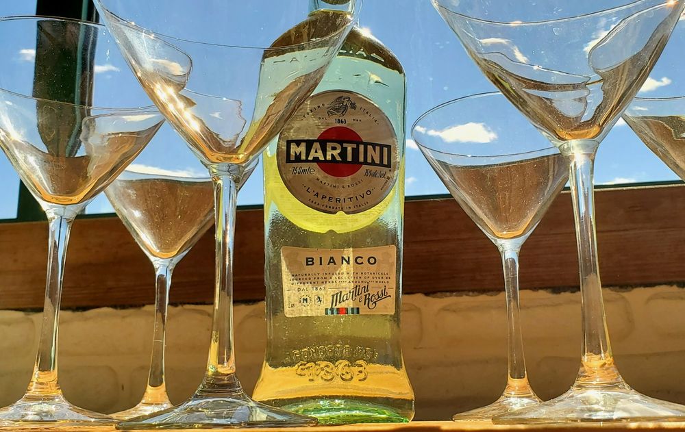 Набір бокалів для мартіні — 6 штук | Висота 190 мм | Діаметр 120 мм