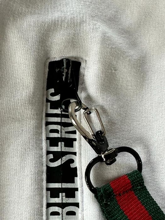 Biała męska bluza z napisami L